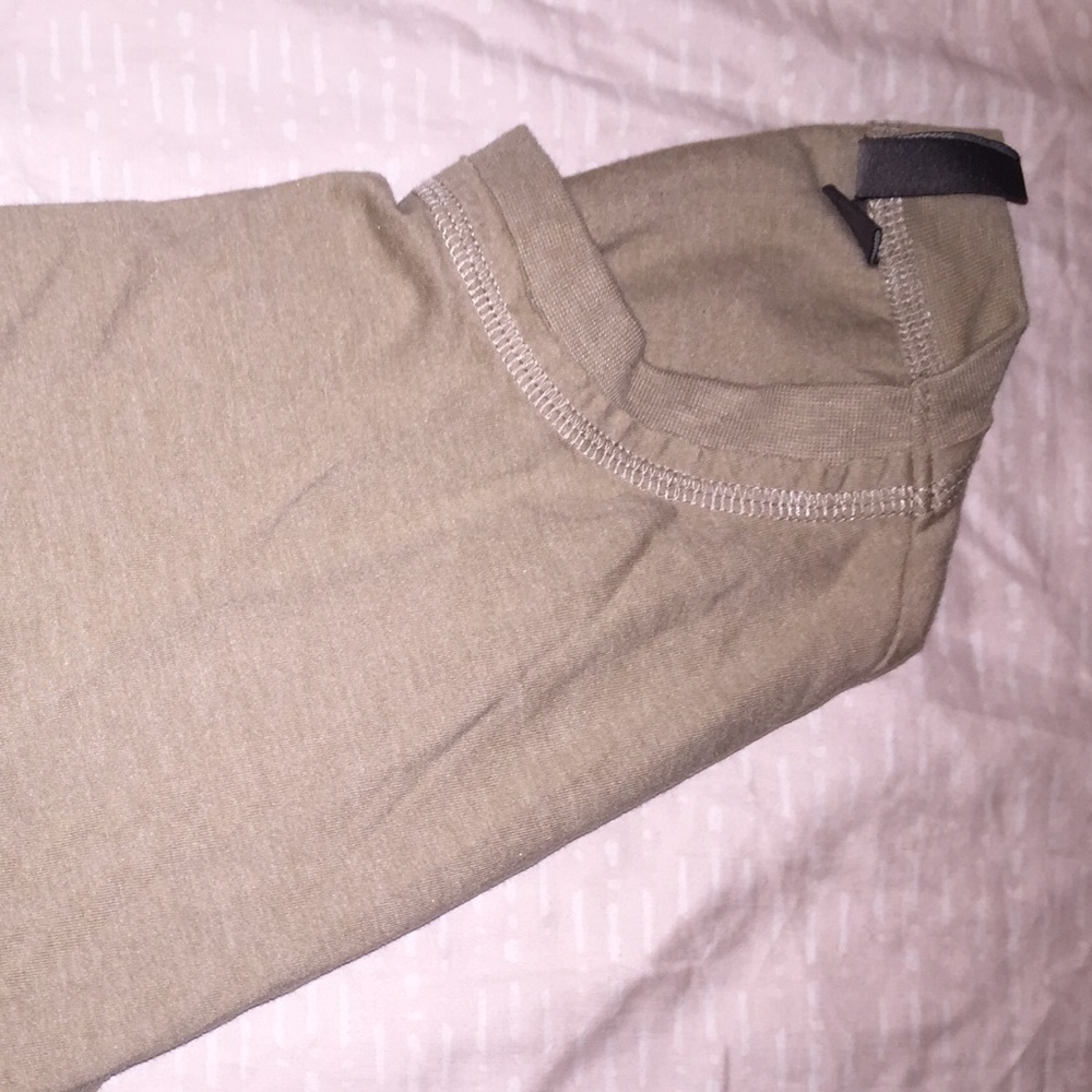 Tan trendy t shirt